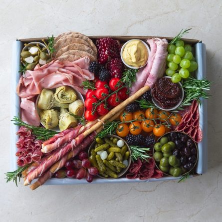 Charcuterie platter box from Panzer's