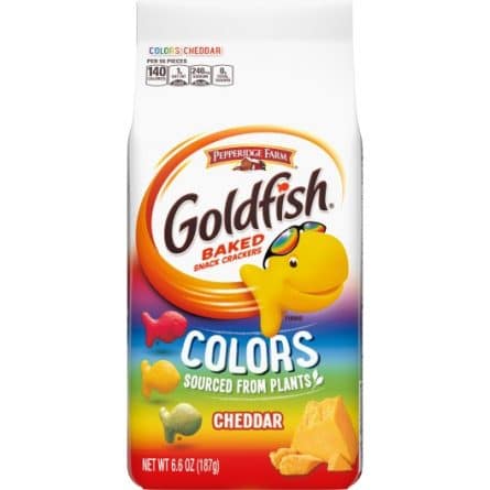 Pack of Pepperidge Farm Goldfish Cheddar Colors from Panzer's