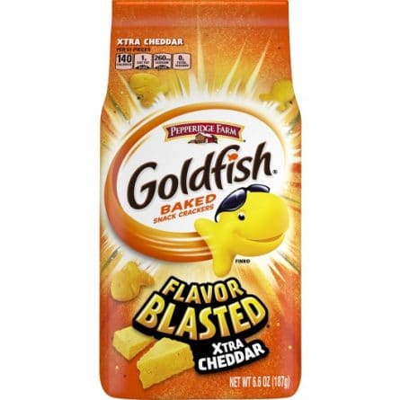 Pepperidge Farm Goldfish Crackers Blasted Cheddar