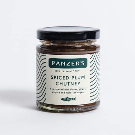Panzer's Own Spiced Plum Chutney in a Jar