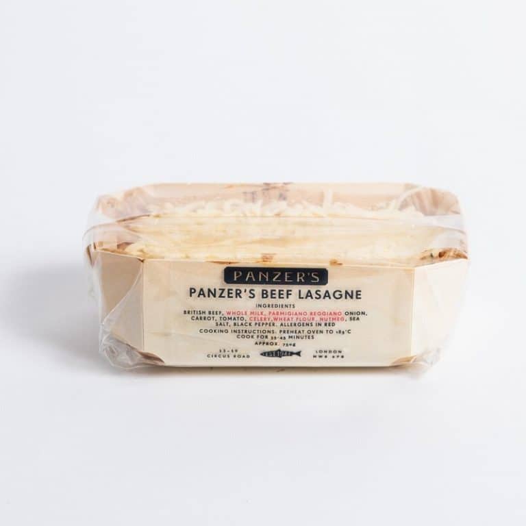 Panzer's Home-Made Beef lasagna Small