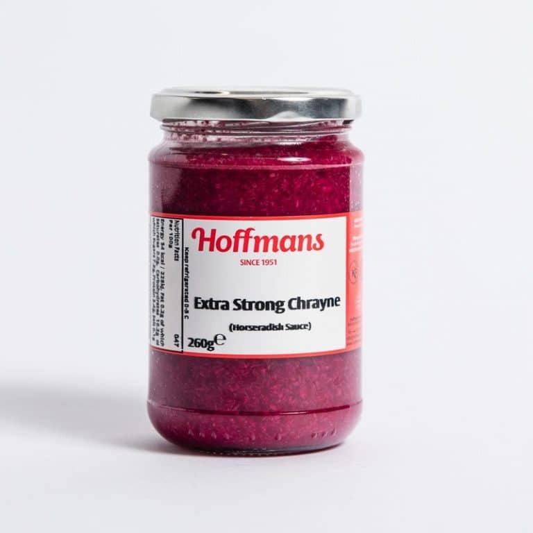 Jar of Kosher Hoffmans Extra Strong Chrayne from Panzer's