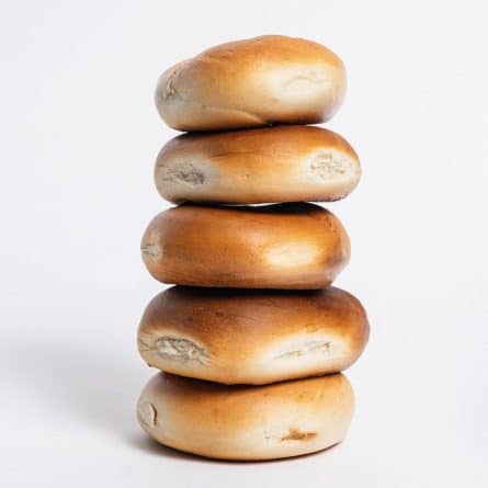 Pack of 5 Plain Bagels from Panzer's