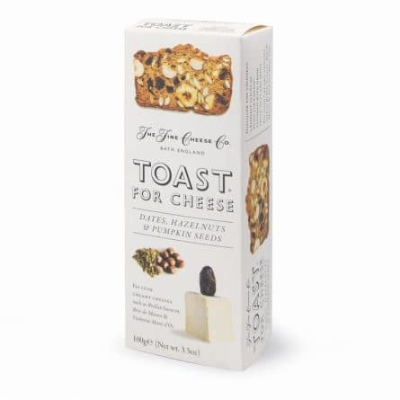 Toast for Cheese Dates, Hazelnuts & Pumpkin Seeds