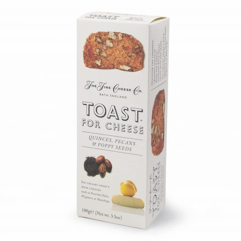 Toast for Cheese Quince, Pecan & Poppy