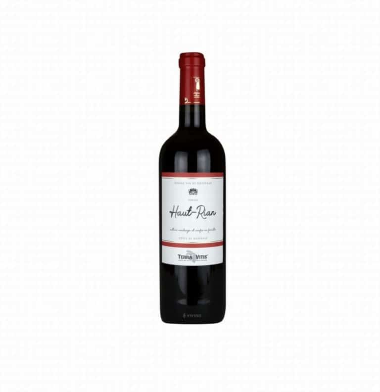 Bottle of Chateau Haut Rian Red Wine from Panzer's