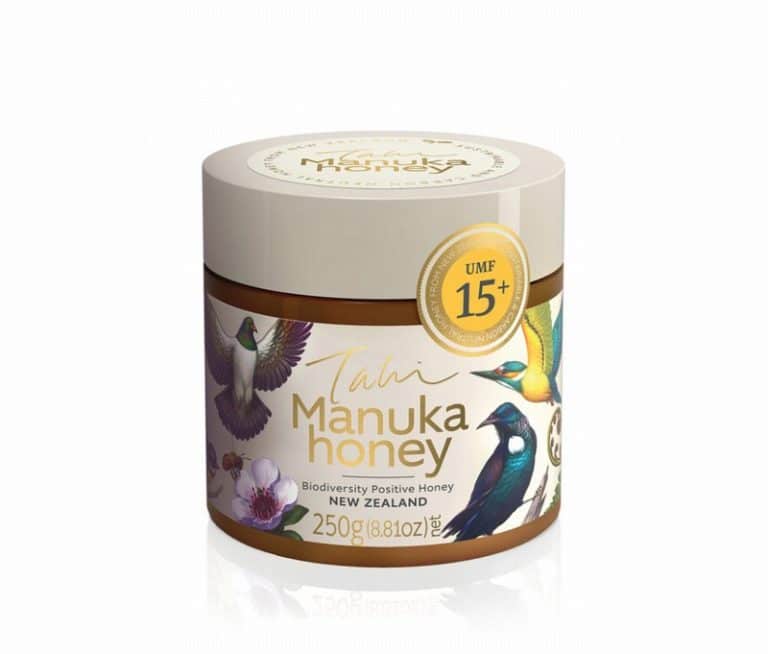Jar of Tahi Manuka New Zeeland Honey UMF 15+from Panzer's