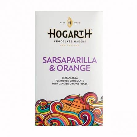 Hogarth Sarsaparilla & Orange Dark Chocolate Bar