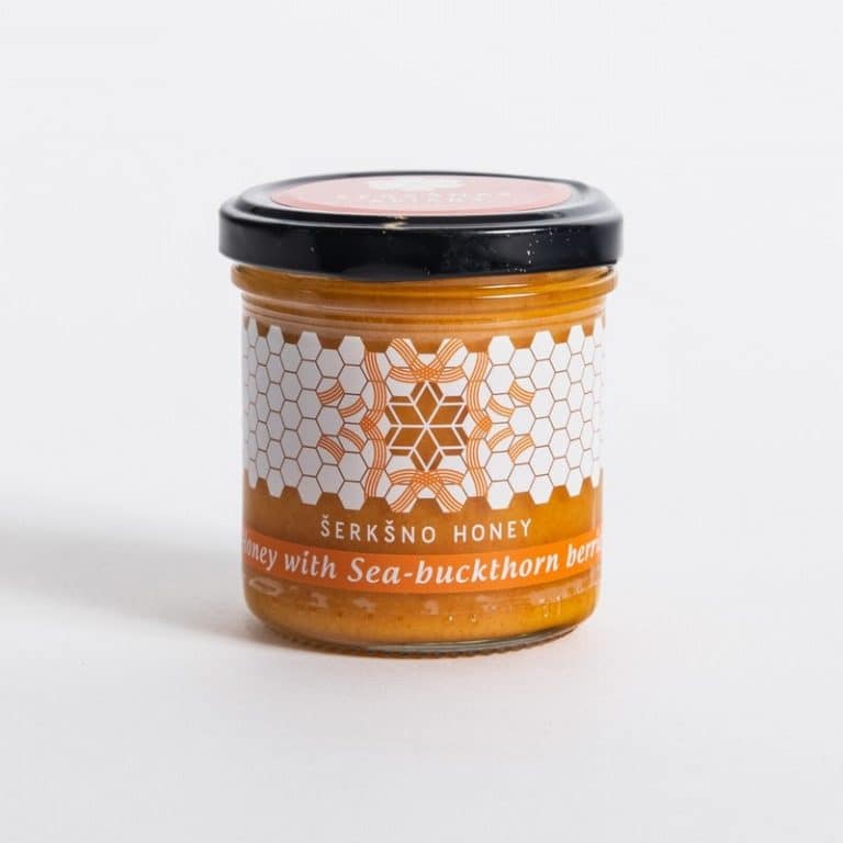 Serksnas Apiary Honey with Sea-Buckthorn Berries