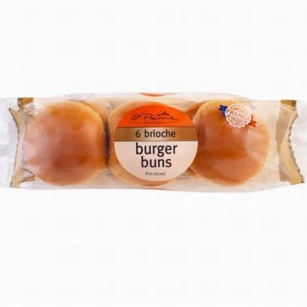 St Pierre Brioche Burger Buns