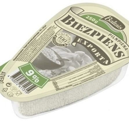 Baltais Curd Cheese 9% Fat from Panzer's