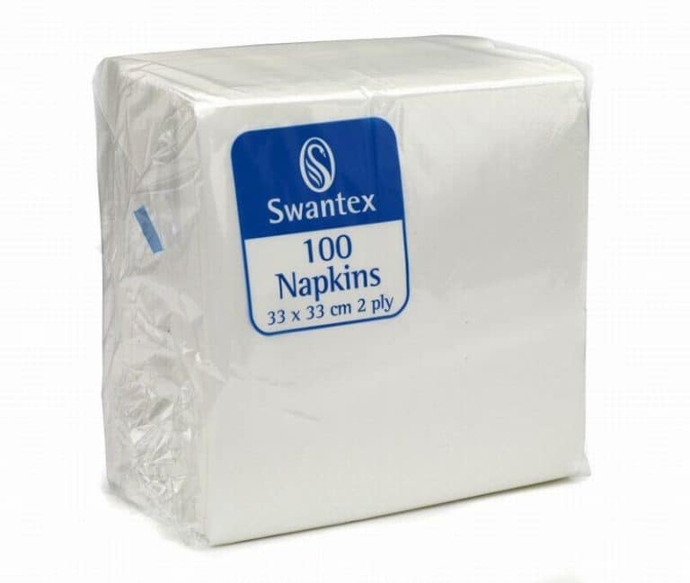 Swantex White Dinner Napkins