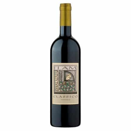 Bottle of Flam Classico Kosher Red Wine from Panzer's