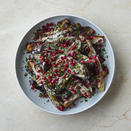 Aubergine & Tahini Salad from Panzer's