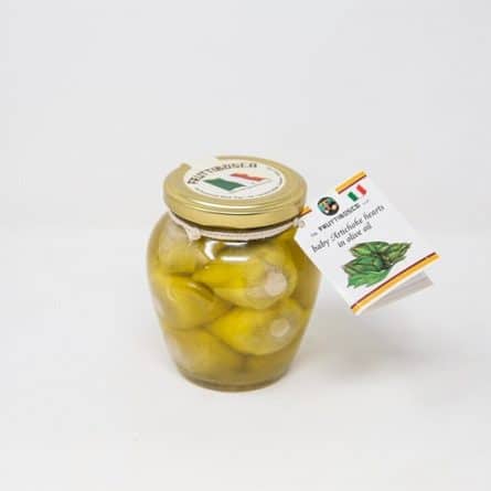 Jar of Fruttibosco Baby Artichokes from Panzer's
