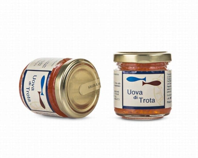 Panzer's Red Trout Roe in a jar