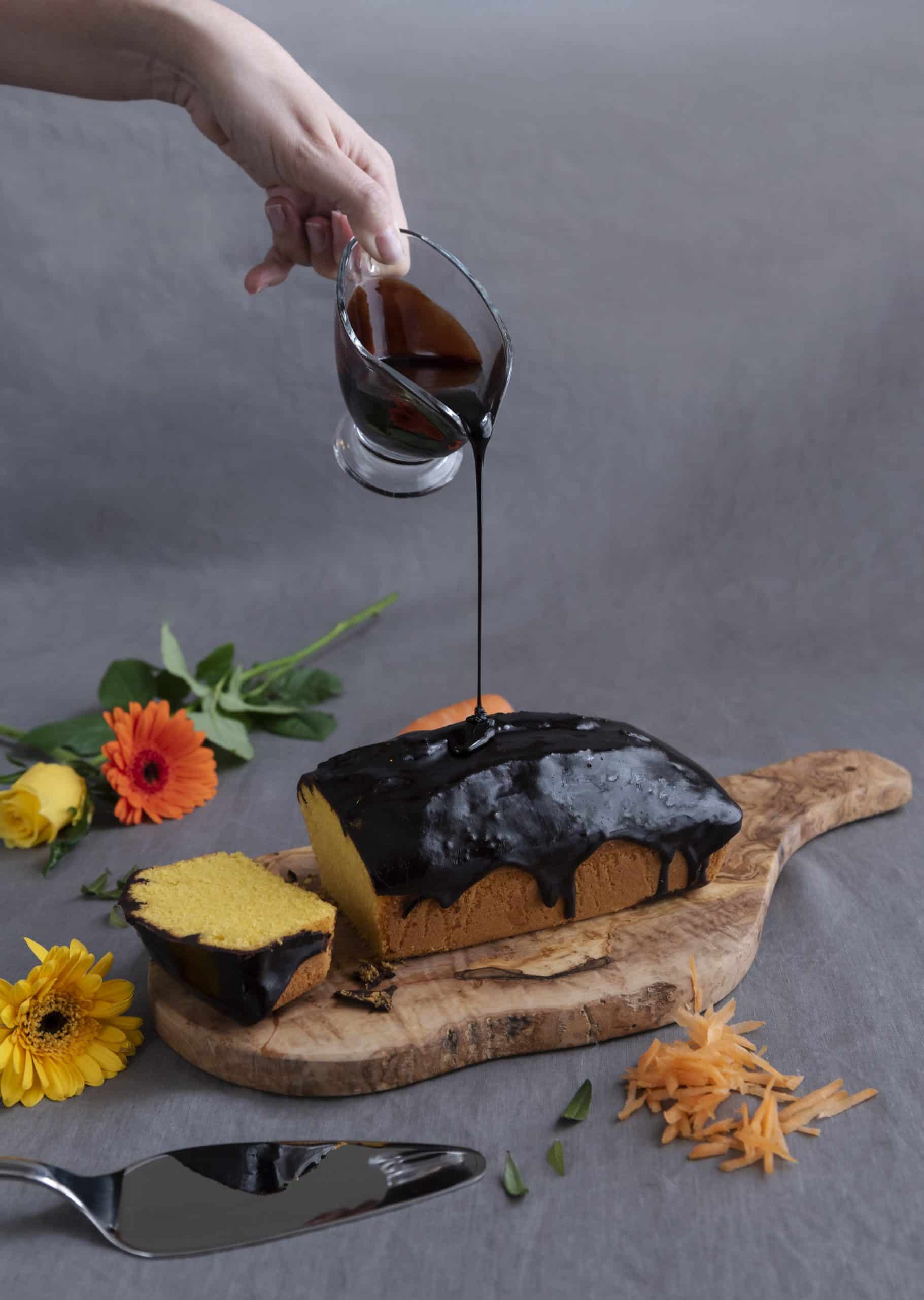 Fabiana Pragier's chocolate covered brazilian carrot cake