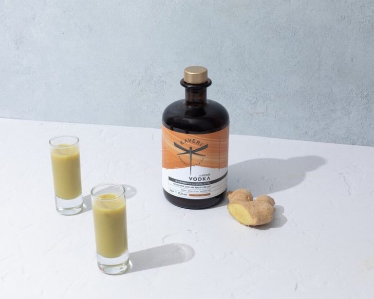 Bottle of Kaveri Ginger Vodka from Panzer's