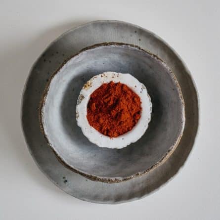 Ren's Pantry Smoked Paprika on a plate from Panzer's