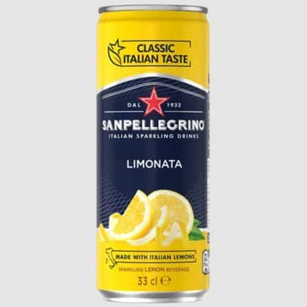 Can of San Pellegrino Lemon Beverage from Panzer's