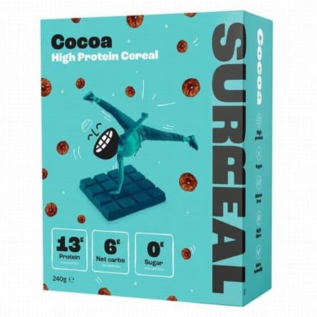 Pack of Surreal Cocoa High Protein Cereals from Panzer's