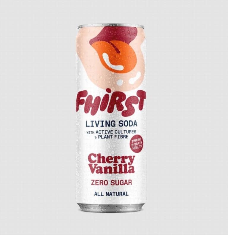 Fhirst Cherry Vanilla Living Soda from Panzer's