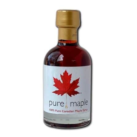 Bottle of Pure Maple Syrup Dark from Panzer's