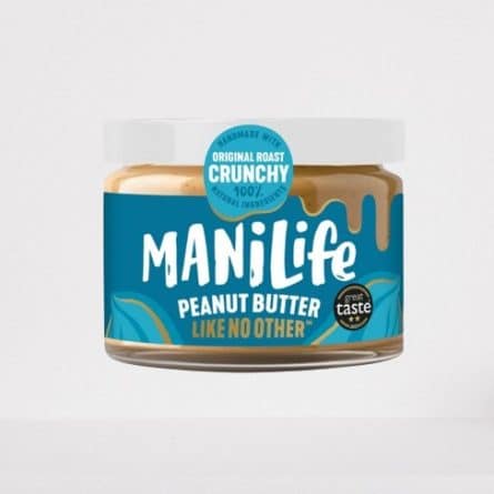 Jar of Manilife Original Roast Crunchy Peanut Butter. from Panzer's