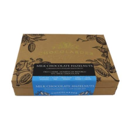 Chocolarder Milk Chocolate Hazelnuts Gift Box from Panzer's