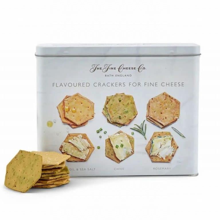 The fine Cheese Flavoured Crackers for Fine Cheese Gift Tin from Panzer's