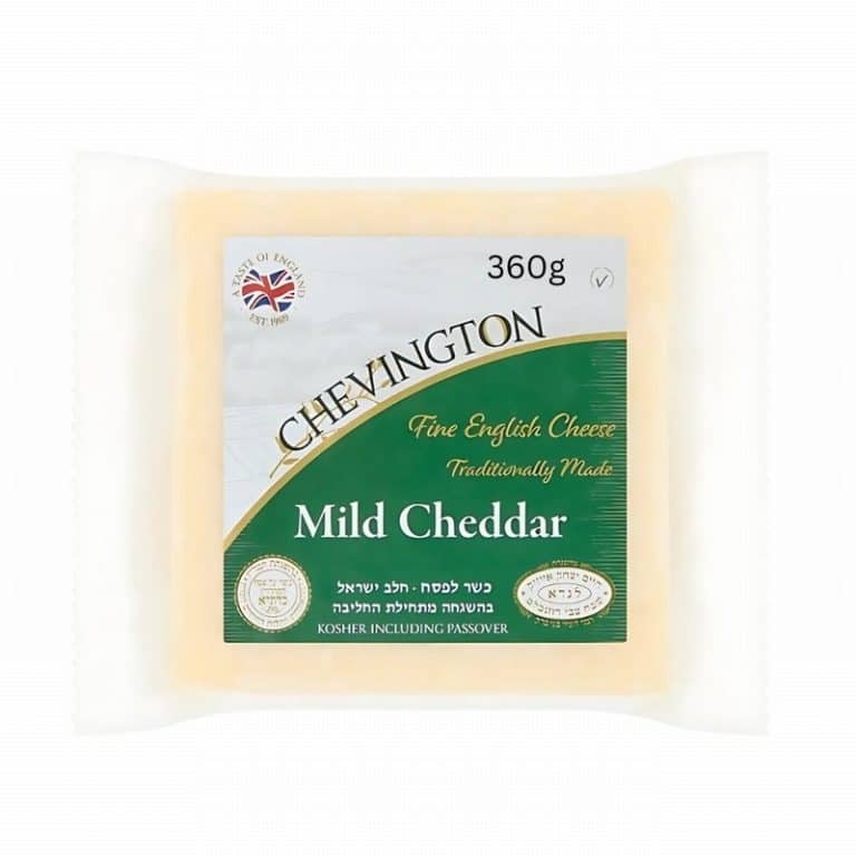 Chevington Mild Cheddar Block 360g for Passover from Panzer's