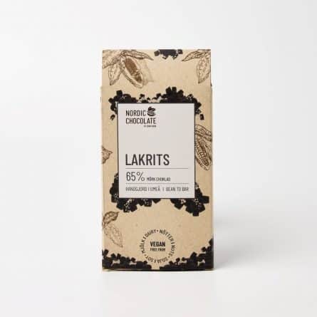 Nordic Chocolate Laktris 65% Liquorice from Panzer's