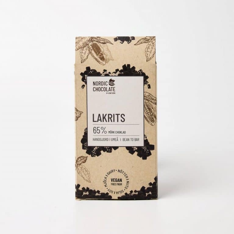 Nordic Chocolate Laktris 65% Liquorice from Panzer's