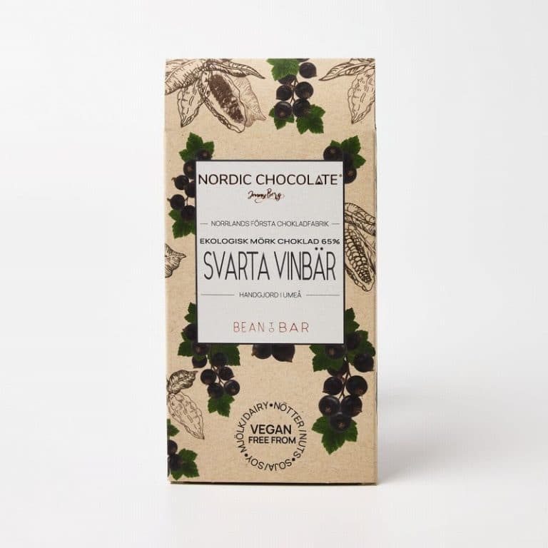 Nordic Chocolate Svarta Vinbar Organic 65% Black currant from Panzer's