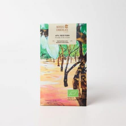 Nordic Chocolate Med Nibs 65% with Nibs Ecuador from Panzer's