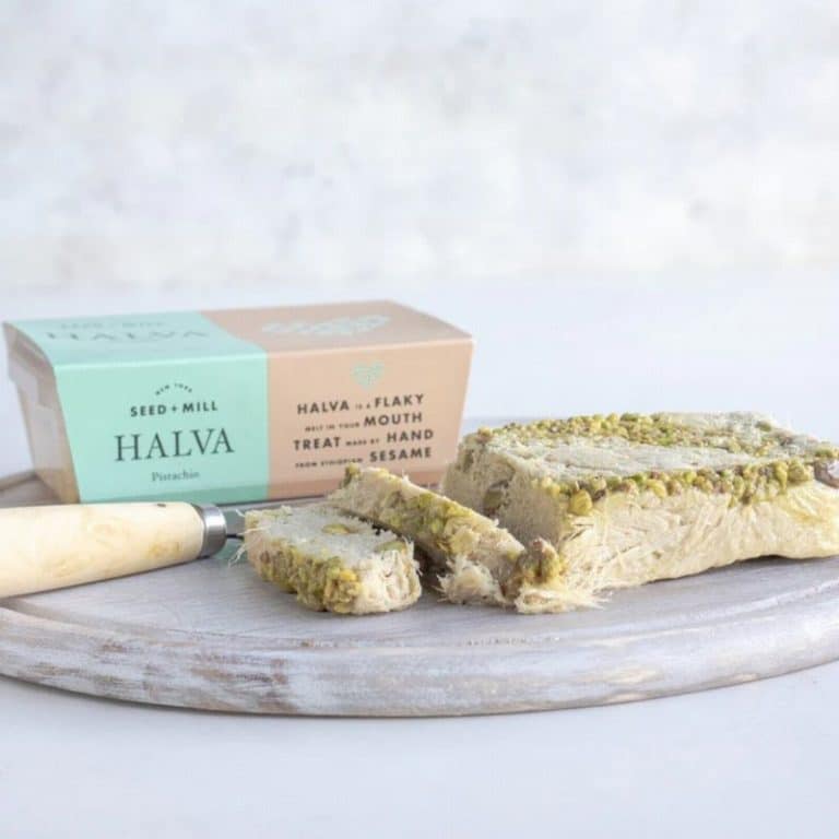 Seed+ Mill Pistachio Halva Lifestyle shot from Panzer's