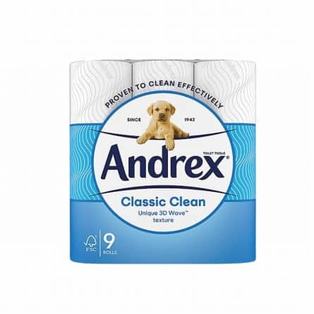 Andrex Classic Clean Toilet Rolls from Panzer's