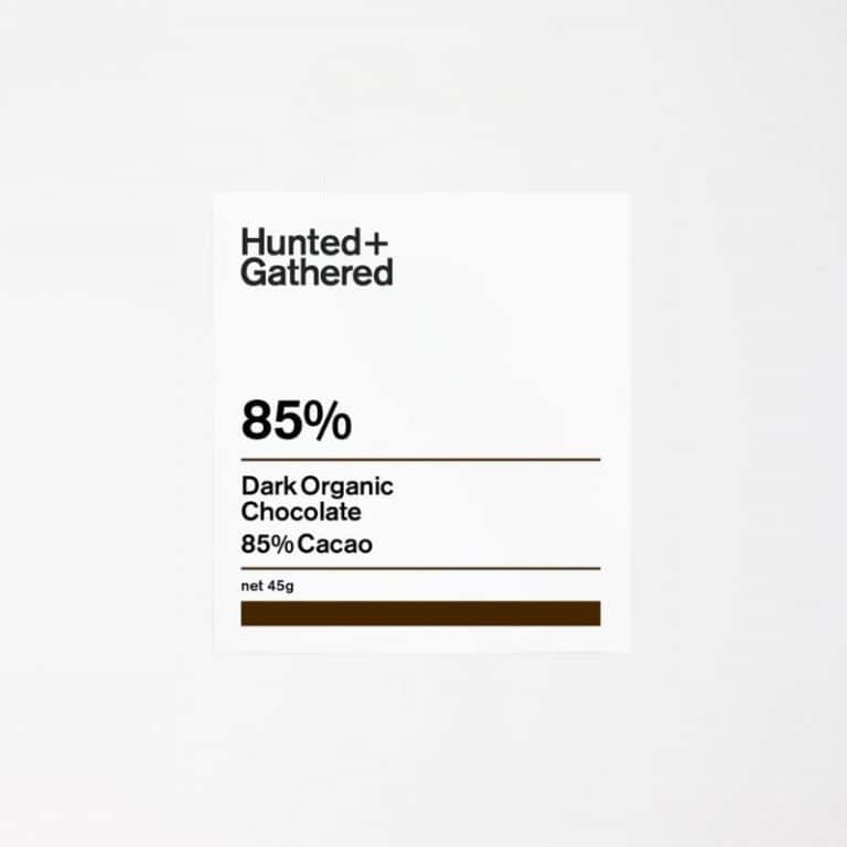Hunted + Gathered Organic 85% Dark Chocolate Bar at Panzer's