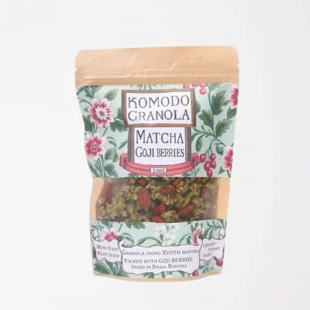 Komodo Granola Matcha Goji Berries from Panzer's